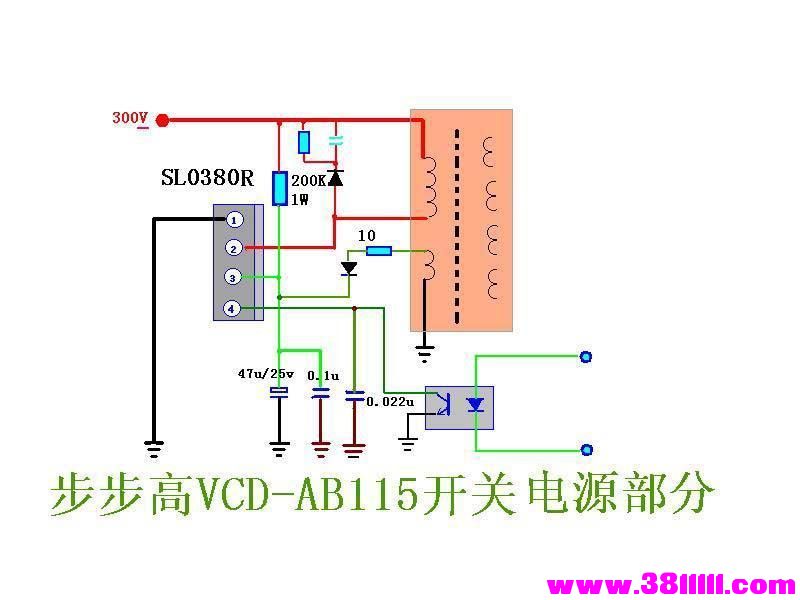步步高VCD-AB115开关电源.jpg