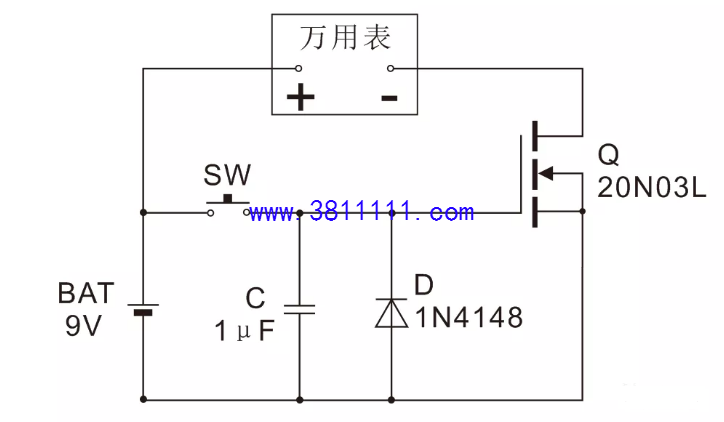 给万用表加装自动关机功能，简单易做不会增加耗电。.png