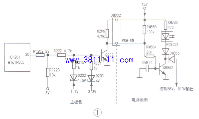 三星LA32D450G1型液晶电视无规律停机故障检修1.png