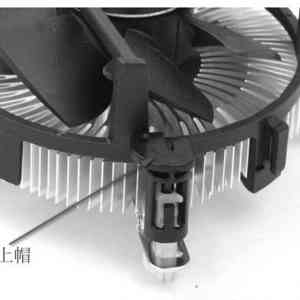 CPU和散热器的安装办法