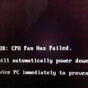 ԿʾӢġERRORcpu fan has failed취