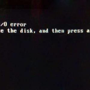ԿʾDisk I/O errorĽ취