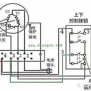 单相电动葫芦就是采用一台双值电动机，进行正、反转(上、下)控制的电路