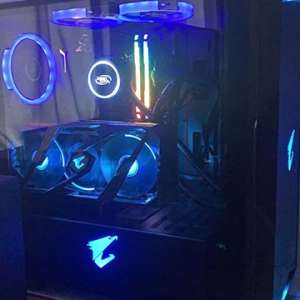 显卡竖装光污染主机 Intel酷睿i7-9700KF配RTX2080S装机配置清单
