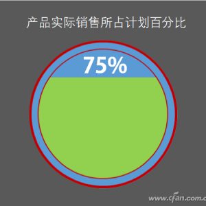 办公小技巧：圆形百分比图表怎么做